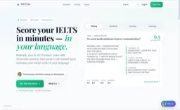 testmaster.pro IELTS landing — Score your IELTS in minutes, in your language