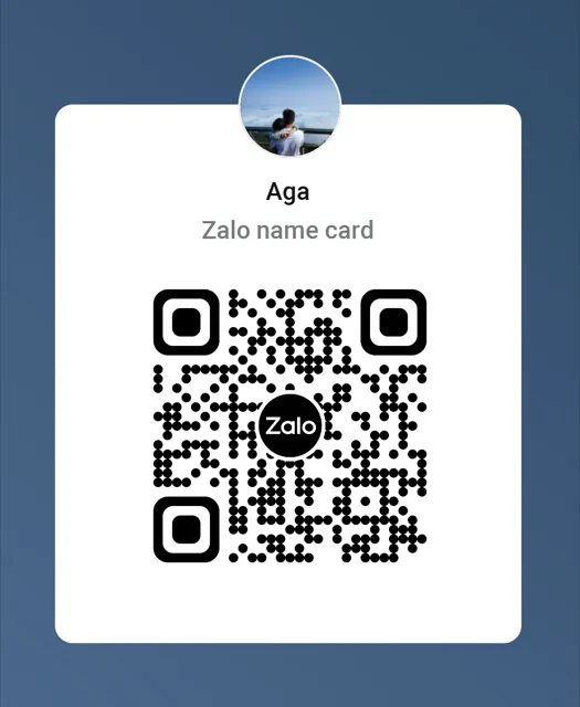 Scan to add Aga on Zalo